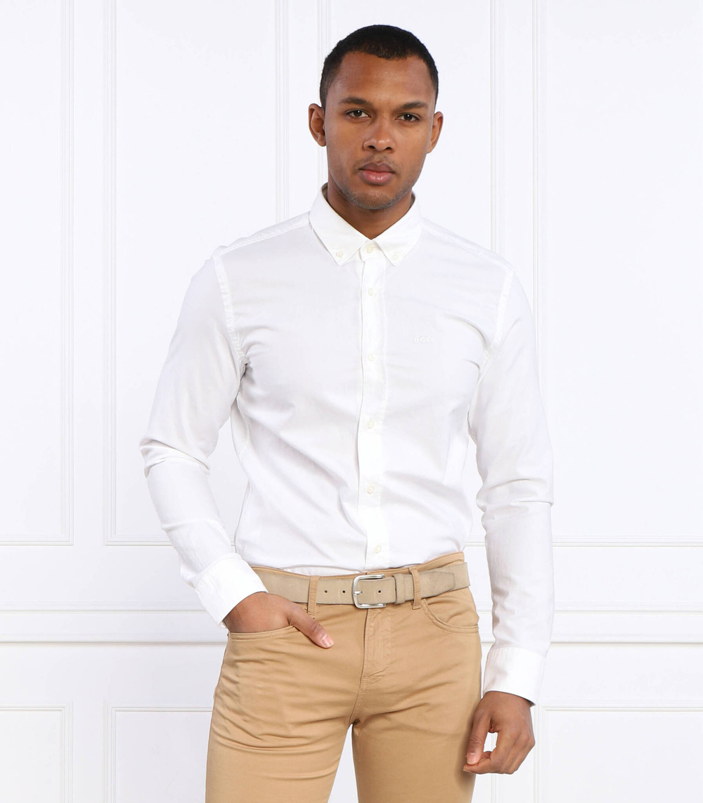 рубашка c-hal-bd-c1-223 BOSS BLACK - белый(50490412)