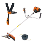 Мотокоса FF120 HOLZFFORMA (30.8 см³., 1.3 кВт/1.8 л.с., нож для травы 3T, леска 2.4 мм., 6.3 кг.) бензокоса, бензиновый триммер садовый