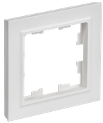 BRITE Рамка 1-местная РУ-1-БрАБ арктический белый IEK