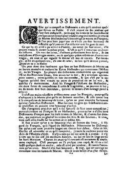 Dictionnaire de marine contenant les termes de la navigation et de l'architecture navale enrichi des figures etc | N. Aubin