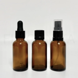 Флакон стекло 30 мл (18) коричневый Россия