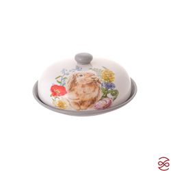 Блюдо для блинов с крышкой Repast Honey Bunny 23*9,7 см