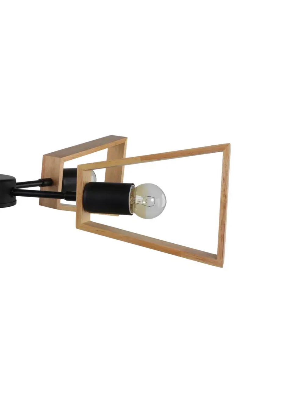 Деревянная люстра E14*5*40W в стиле лофт