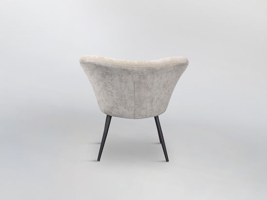 Ozome Кресло из бежевого бархата Испания La Forma