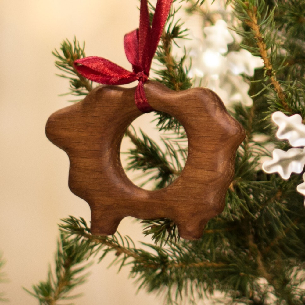 Деревянный грызунок Овечка Леснушки