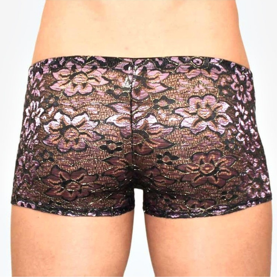 Мужские трусы боксеры темно-серые с узором Romeo Rossi Boxer RR00226