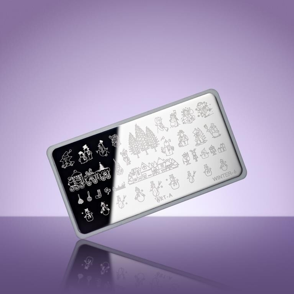 Пластина для стемпинга Art-A Winter 06