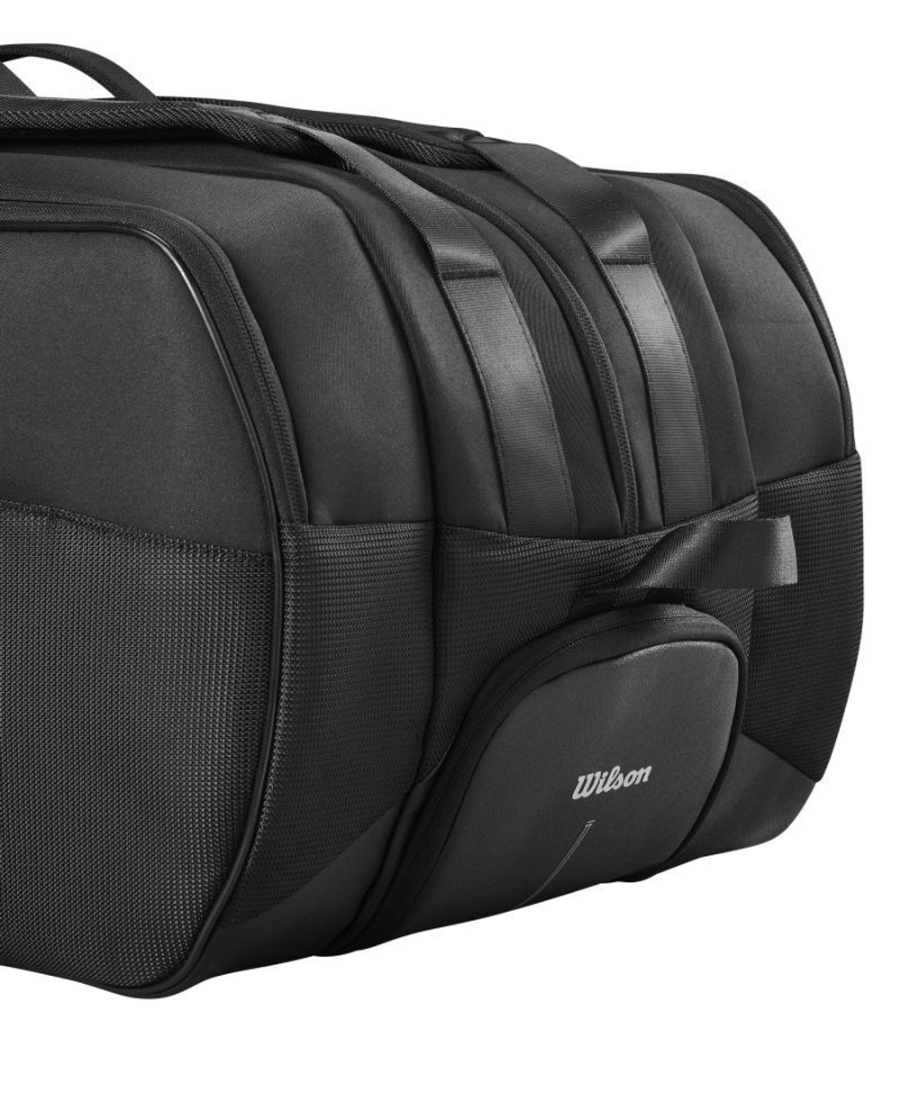 Сумка теннисная Wilson RF Tournament Racquet Bag 15PK - черный