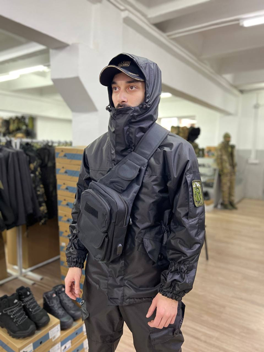 Горка 6 флис осень-зима / кошачий глаз / черный