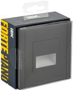 FORTE&PIANO Подсветка LED встраиваемая FP357 серый IEK