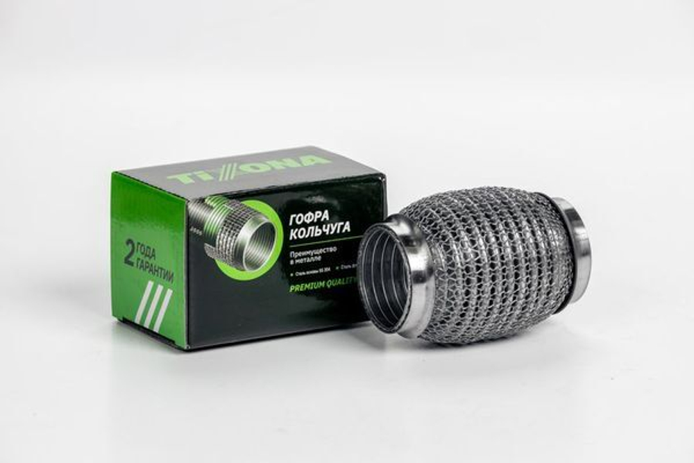 Гофра 45/100 (AISI 304 wire mesh, interlock) P45100WM
