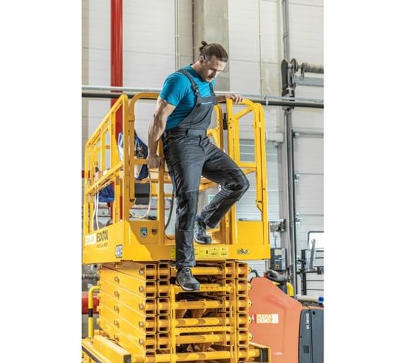 Полукомбинезон рабочий темно-серый WURNITZ Högert, арт. HT5K815