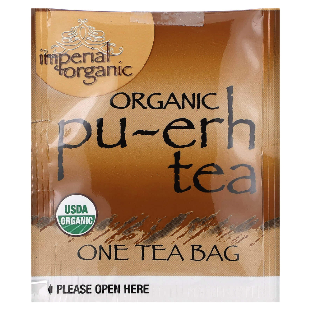 Uncle Lee's Tea, Imperial Organic, чай пуэр, 18 чайных пакетиков, 32,4 г (1,14 унции)