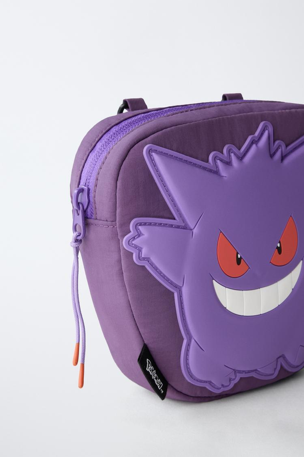 ZARA СУМКА GENGAR POKÉMON ™ ЧЕРЕЗ ПЛЕЧО, ЛИЛОВЫЙ