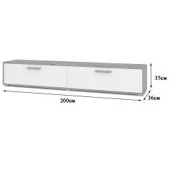 Тумба Флорида Ф32 350х2000х360 ЛДСП, MODERN, г. Ижевск