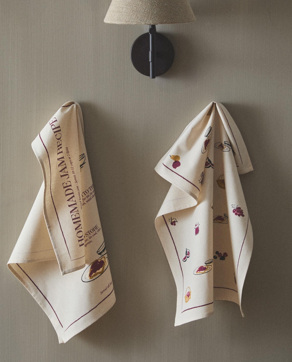 Zara Home кухонное полотенце из хлопка, 60 40 см (комплект 2 шт.) · 2289/026