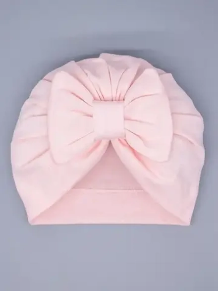 Чалма осенняя детская с бантиком