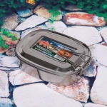 Контейнер металлический с ручкой 16*12,5*4см