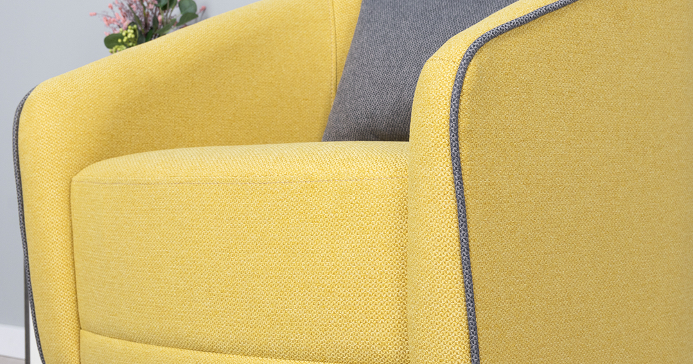 Бернис кресло для отдыха (горчица)