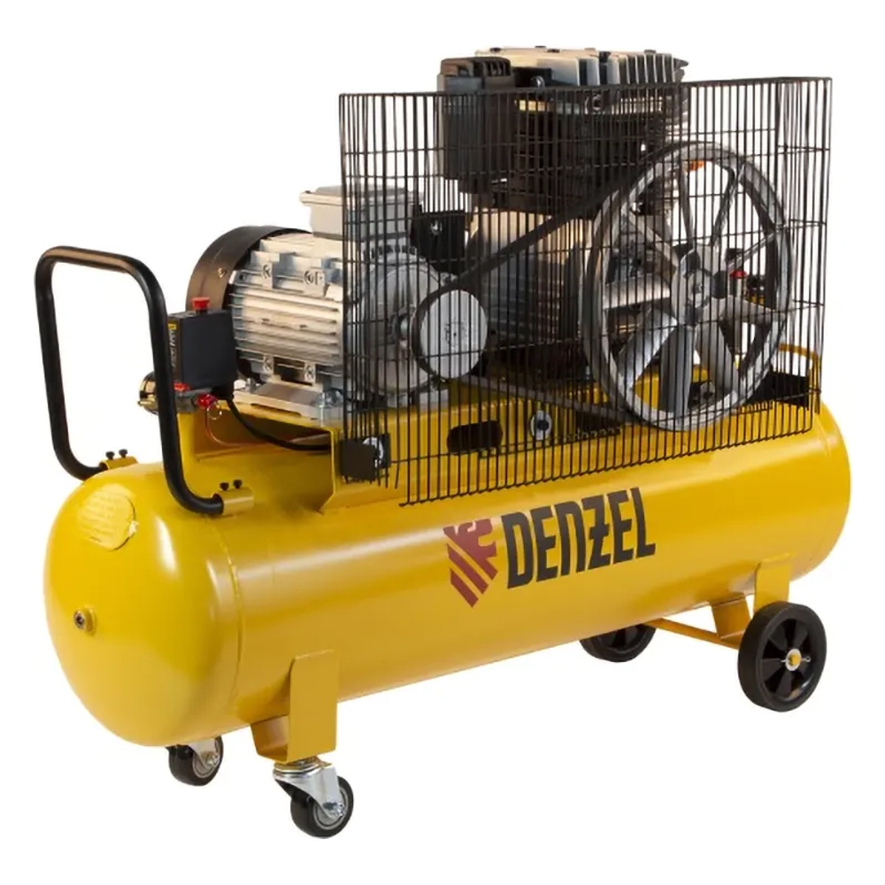 DENZEL BCI4000-T/100 компрессор воздушный 4.0 квт, ременный привод, 100 литров, 690 л/мин 58123