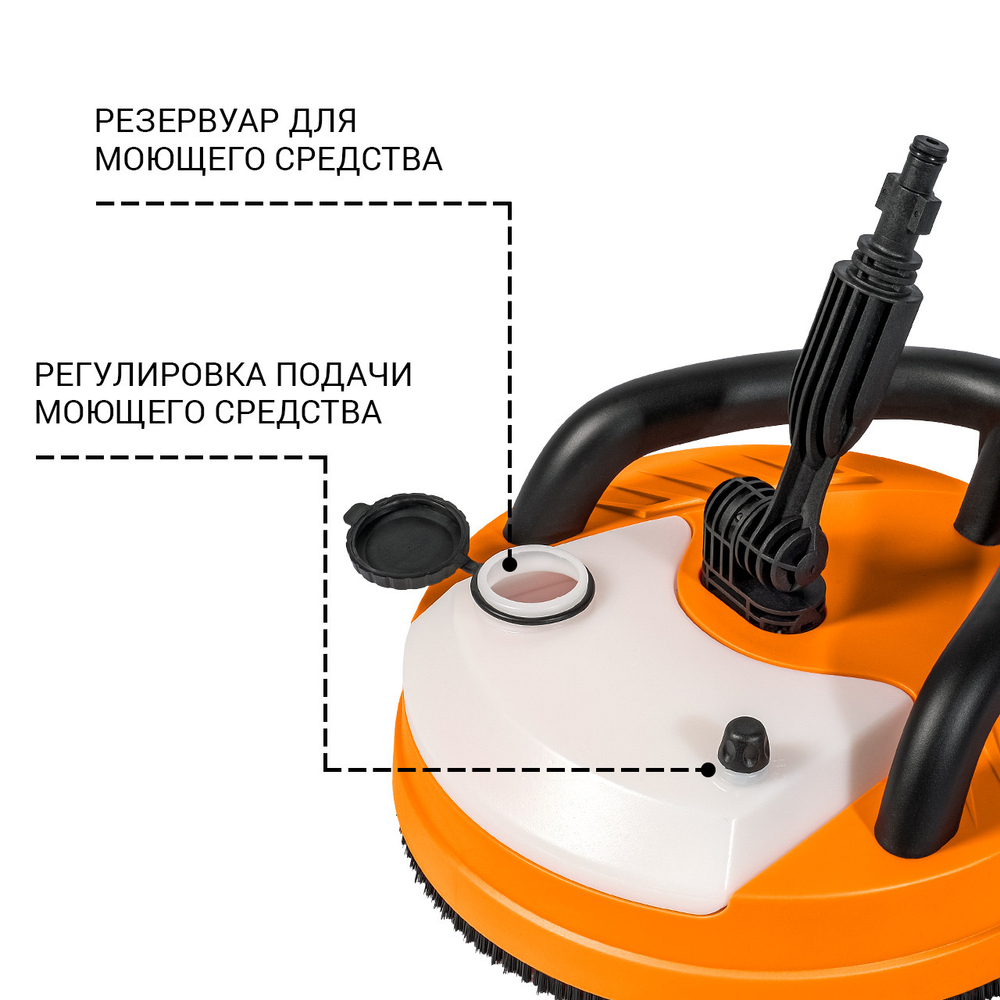 Щетка для мойки высокого давления BORT Speed Master Pro (Patio)