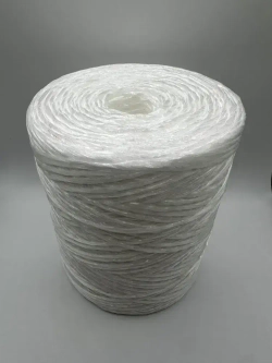 Шпагат полипропиленовый крепежный белый 500м, 1200 ТЕКС для обвязки и упаковки корзин и коробок, подвязки растений в саду и огороде, прочная бечевка