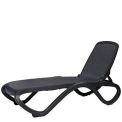 Шезлонг Omega черный