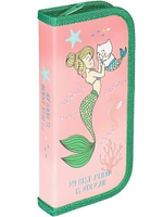 Пенал 1-секц, средний "Русалочьи объятия" (ПН-7099) лам.картон (Проф-пресс)