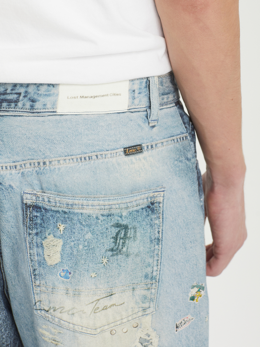 Мужские Джинсы Trompe_l' Oeil