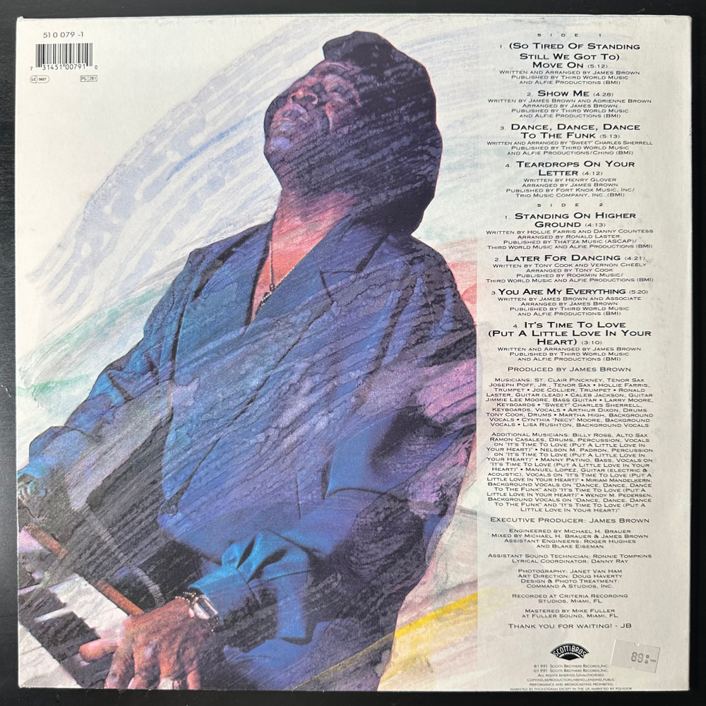 James Brown - Love Over-Due (Европа 1991г.)
