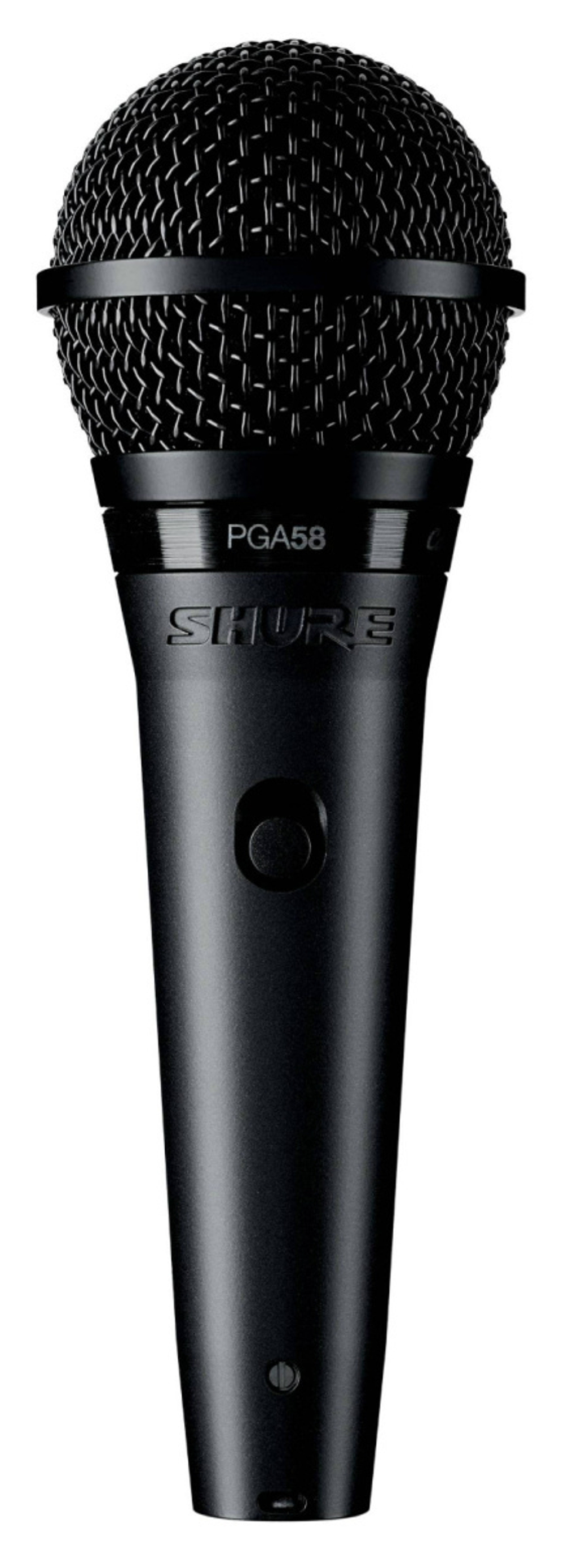 SHURE PGA58BTS кардиоидный вокальный микрофон c выключателем, с кабелем XLR -XLR и микрофонной стойкой