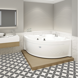 Акриловая ванна Radomir Vanessa (Радомир Ванесса) Сандра 149х149, с каркасом