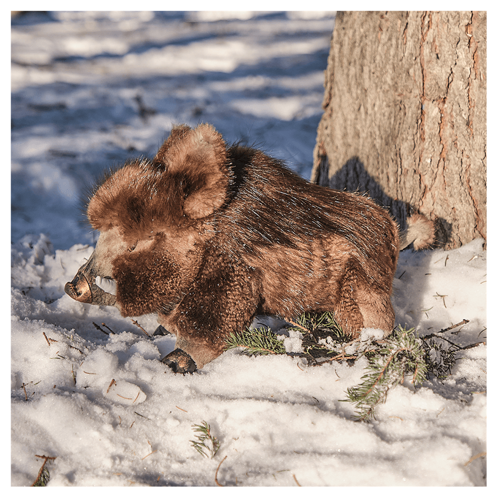 Мягкая игрушка из меха «Кабанчик»