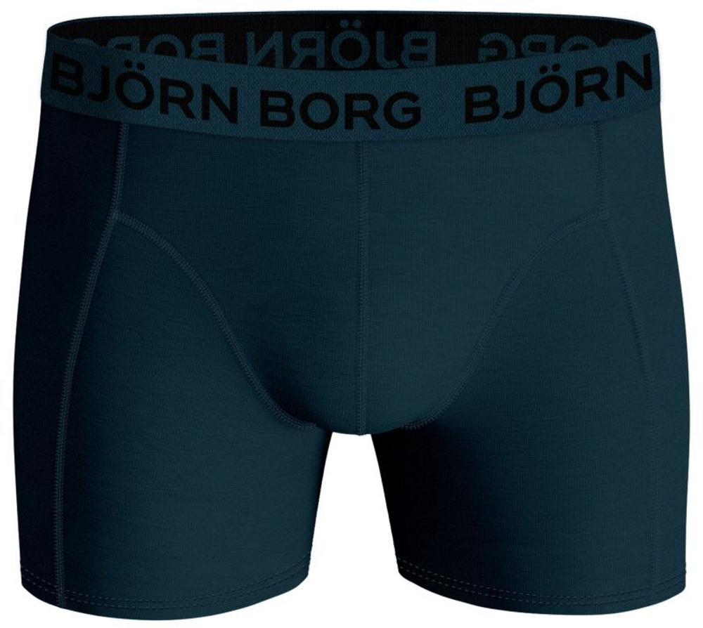 Мужские спортивные боксеры Björn Borg Cotton Stretch Boxer 3P - blue/green/navy blue