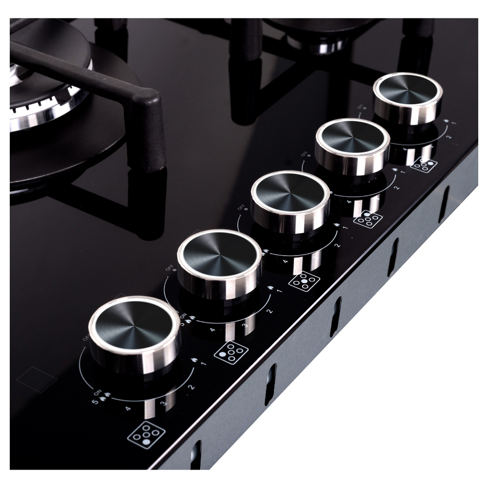 Газовая стеклянная варочная панель Korting HGG 9766 ICPTN