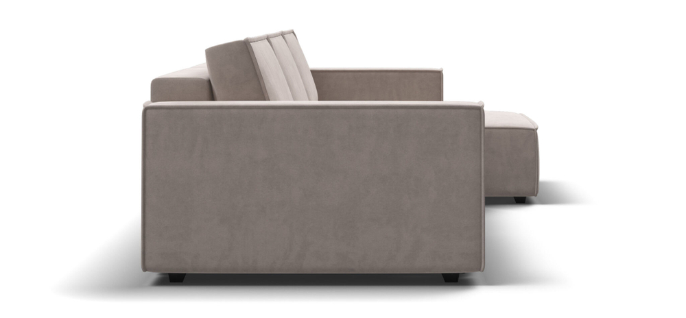 Угловой диван BOSS SOFT MODOOL MAX велюр Monolit латте