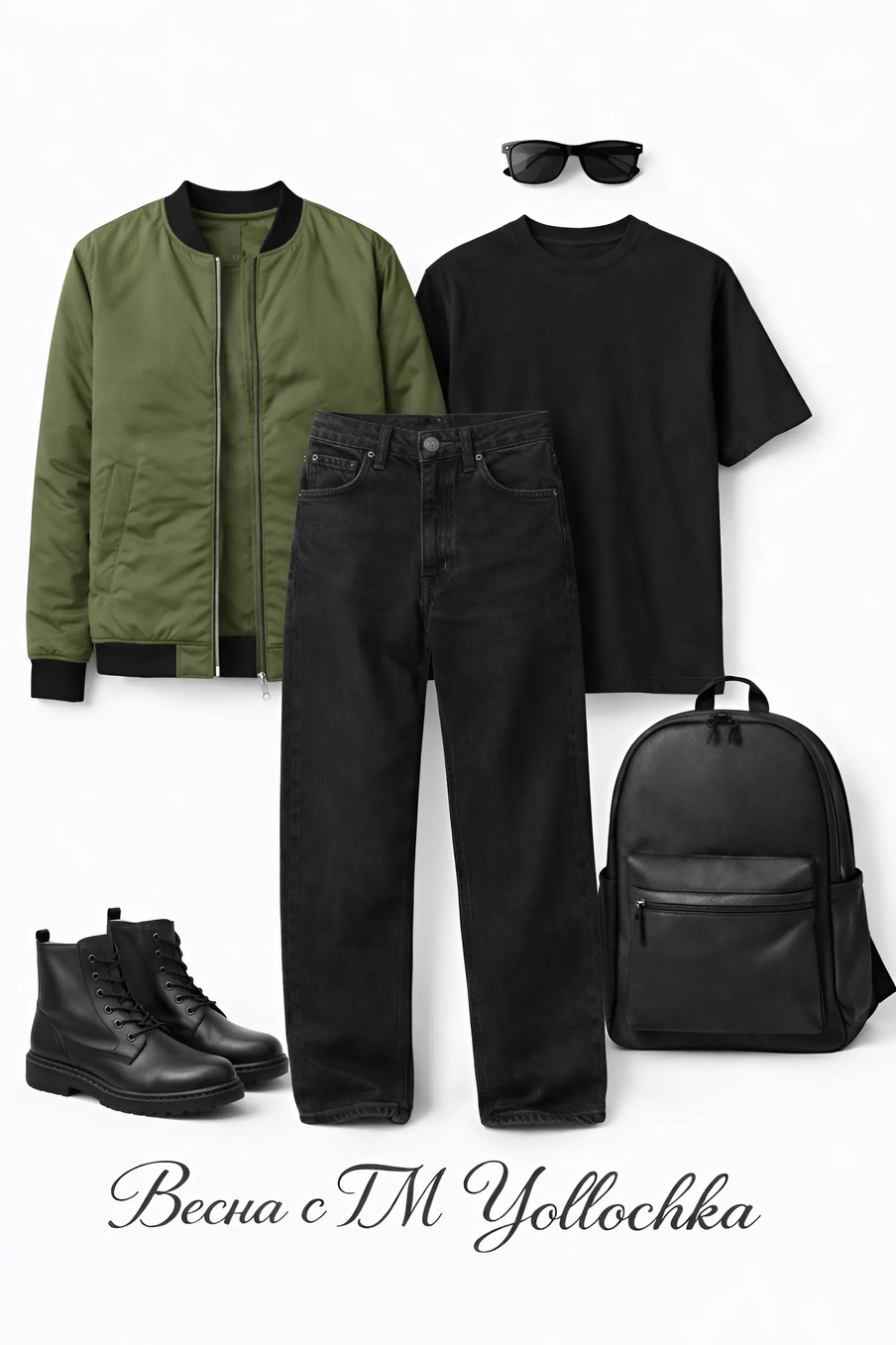 Бомбер мужской демисезонный "HN-5" хаки