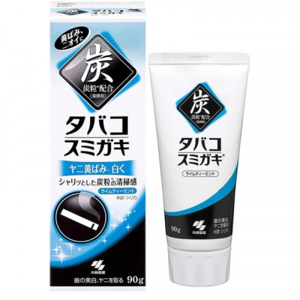 Паста зубная отбеливающая для курящих с углем и ароматом лаймового чая 90г