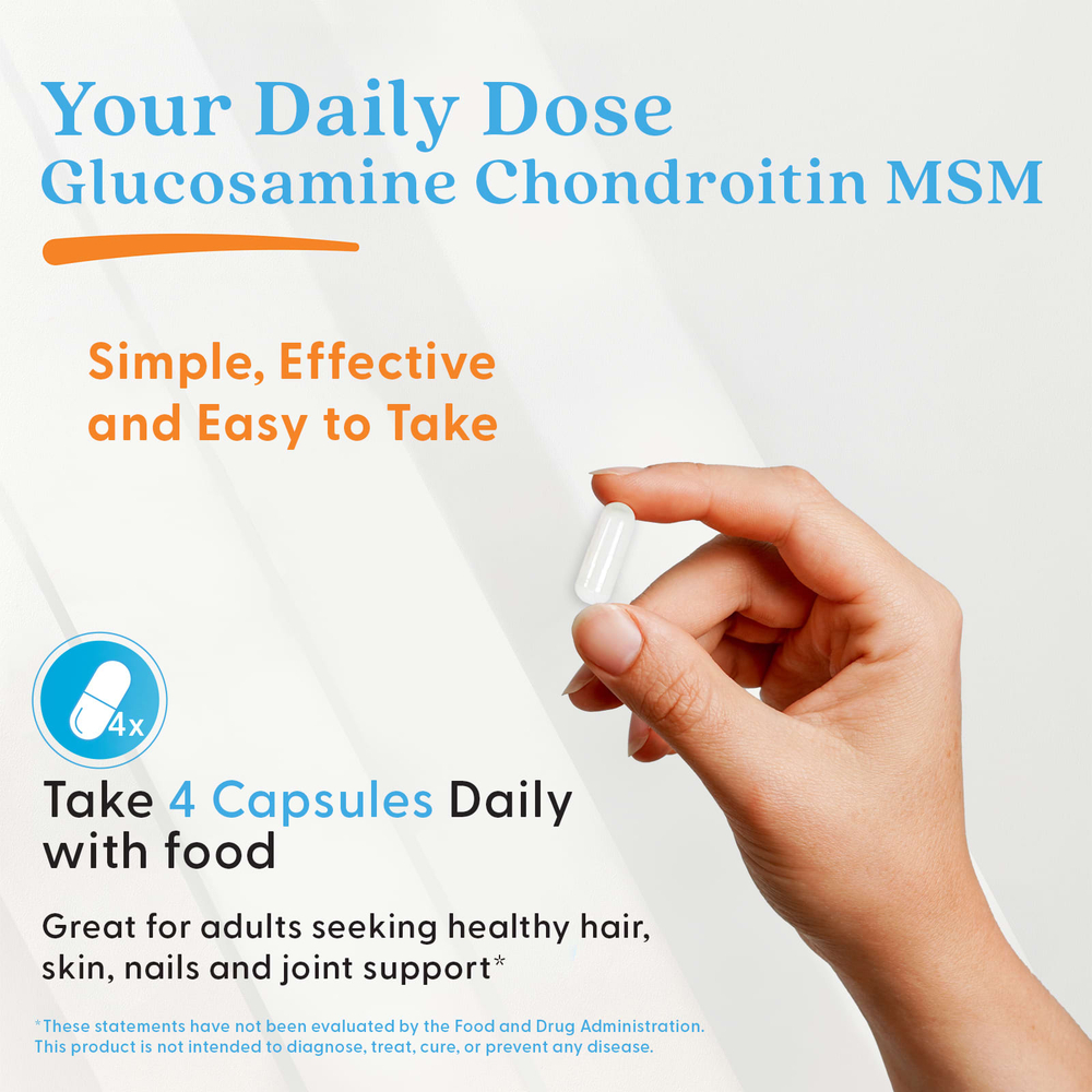 Doctor's Best, глюкозамин, хондроитин и МСМ с OptiMSM®, 240 растительных капсул