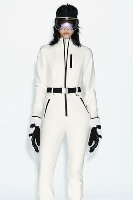 ZARA ВЕТРОЗАЩИТНЫЙ И ВОДОНЕПРОНИЦАЕМЫЙ КОМБИНЕЗОН RECCO®, ЭКРЮ