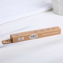 Зубная щётка для детей, бамбук "Котята", 15 x 2 x 1.5 см