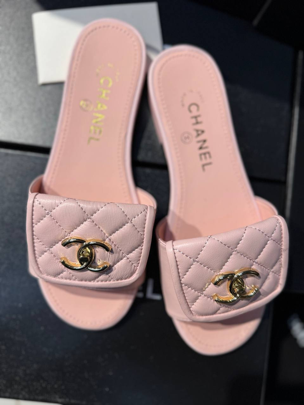 Шлепанцы CHANEL