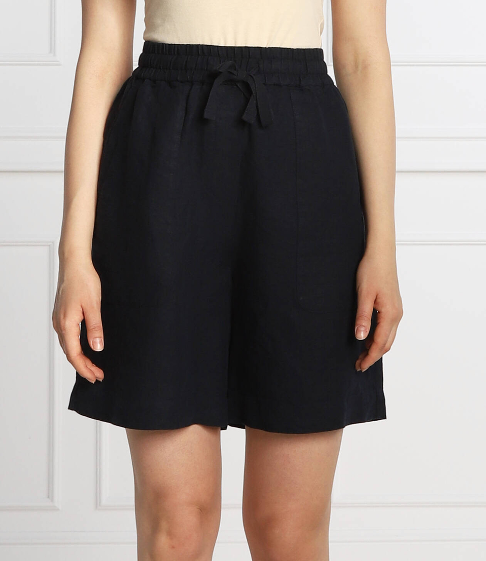 льняное шорты Tommy Hilfiger - темно-синий(WW0WW33427)