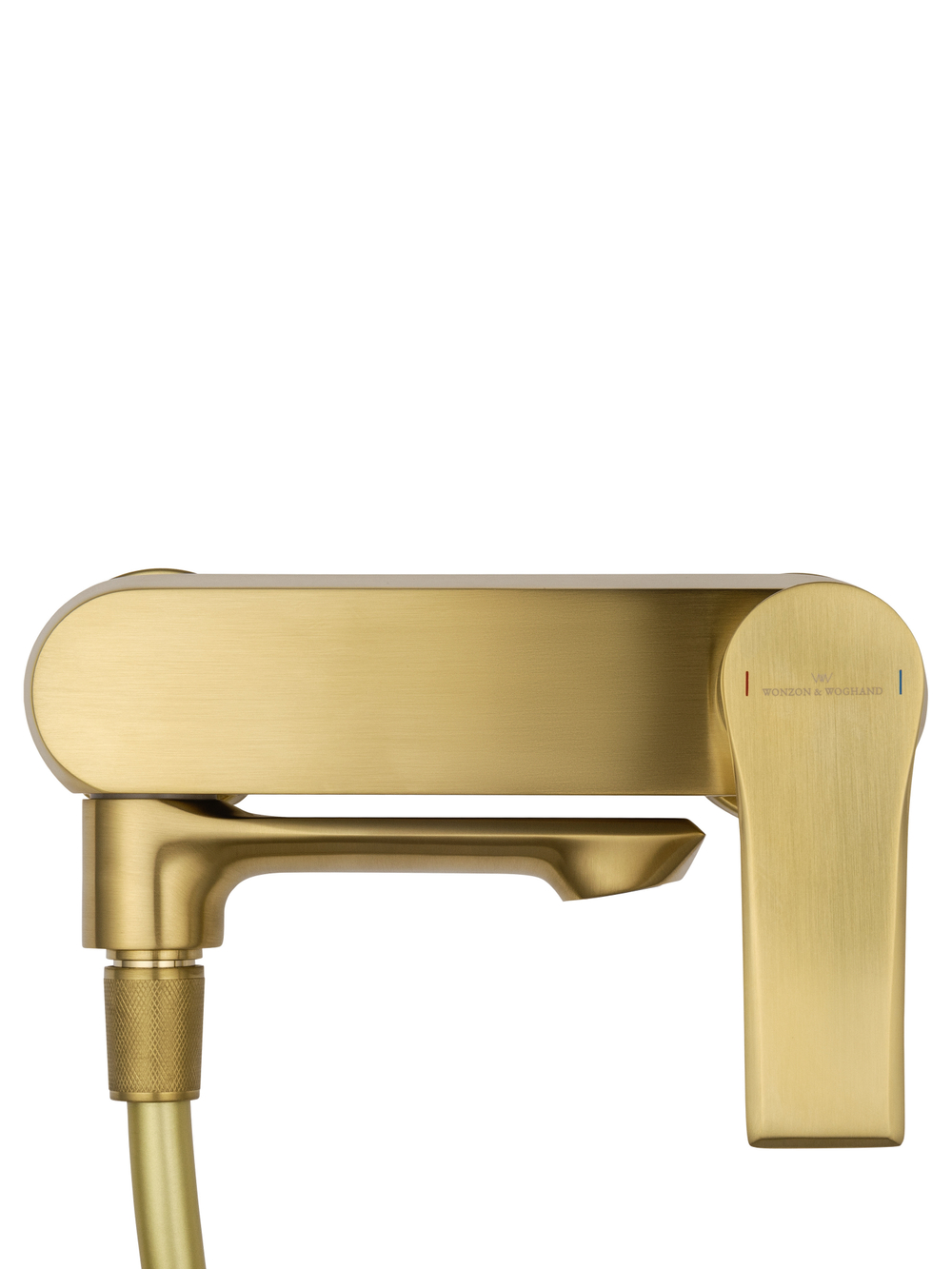 Смеситель для ванны с душем WONZON & WOGHAND BRILLIANT, Брашированное золото (WW-88037079-BG)