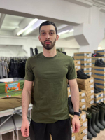 Футболка хлопковая / олива