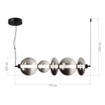 Светильник подвесной PERLINA LED 40W 3000K