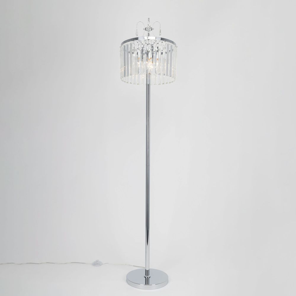 Citilux Инга CL335941 Торшер хрустальный Хром