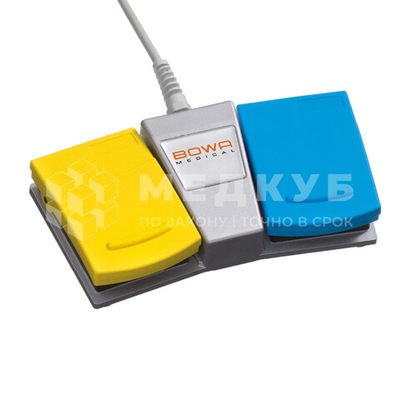 Двухпедальный ножной переключатель без кнопки и бокового упора для аппаратов BOWA ARC, ARC 303/250, кабель 4 м