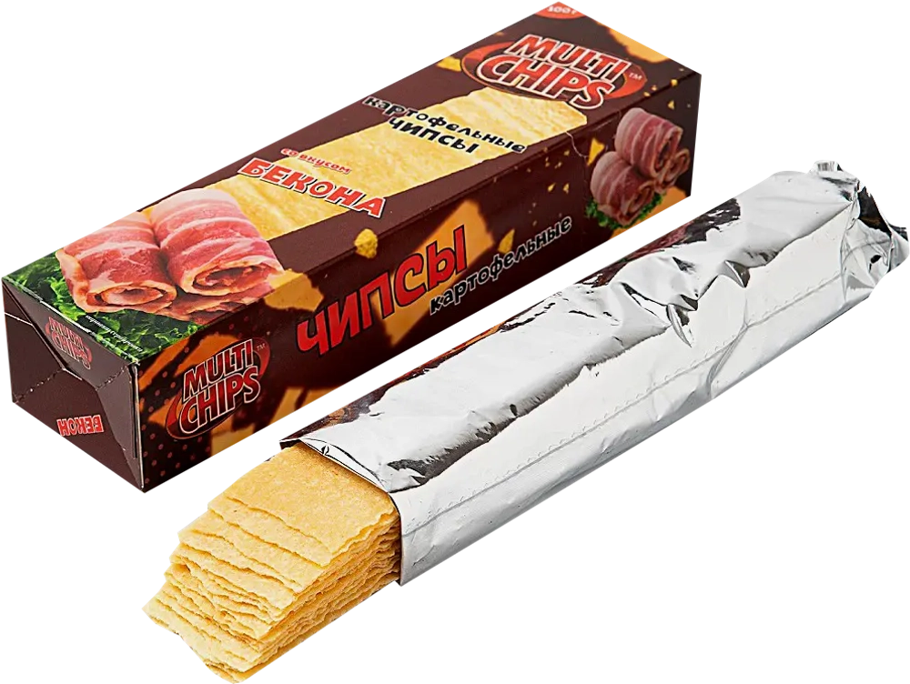 Чипсы Multichips картофельные Бекон 100г