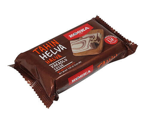 Кунжутная халва с какао 200 гр флоу-пак